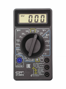 Мультиметр, тестер цифровой с щупами тестер тока и напряжения Орбита OT-INM10